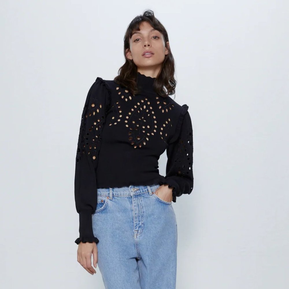 LIMITED EDITION! ZARA Openwork Sweater